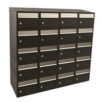 Stoer! Brickset 4-Breed, 5-Hoog Met Dak Zwart - 40215070_4x5d