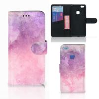 Hoesje Huawei P10 Lite Pink Purple Paint | Portemonnee hoesje