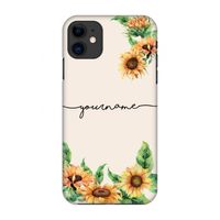 Zonnebloemen: Volledig geprint iPhone 11 Hoesje