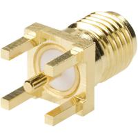 Amphenol SMA6251A1-3GT50G-50 SMA6251A1-3GT50G-50 SMA-connector Bus, inbouw verticaal 50 Ω 1 stuk(s) - thumbnail