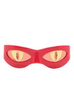 Charles Jeffrey Loverboy lunettes de soleil à monture papillon - Rouge
