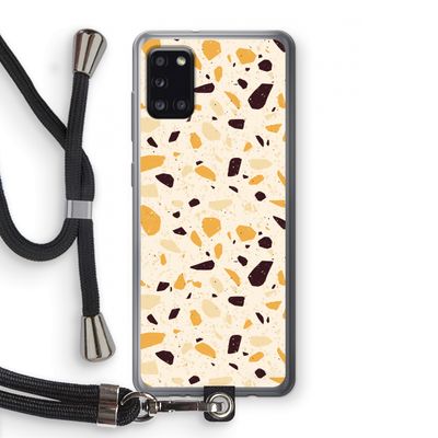 Terrazzo N°13: Samsung Galaxy A31 Transparant Hoesje met koord