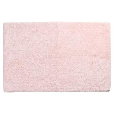 Differnz Initio badmat 100% katoen - geschikt voor vloerverwarming - 50 x 80 cm - roze