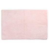 Differnz Initio badmat 100% katoen - geschikt voor vloerverwarming - 50 x 80 cm - roze