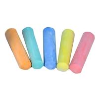 TF Creations stoepkrijt - 15x stuks - multicolor - krijt - tekenen/kleuren