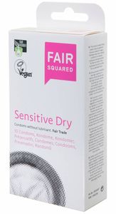 Fair Squared Sensitive Dry Eco Condooms Zonder Glijmiddel 10 stuks