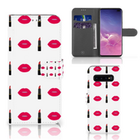 Samsung Galaxy S10 Plus Telefoon Hoesje Lipstick Kiss