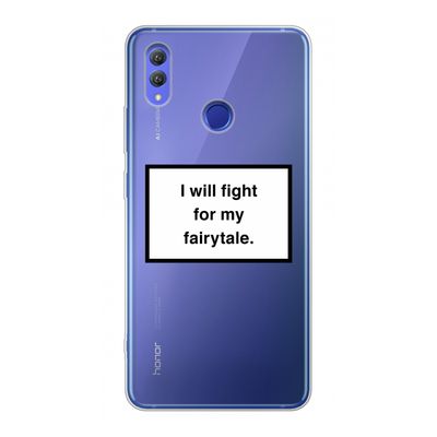 Fight for my fairytale: Honor Note 10 Transparant Hoesje