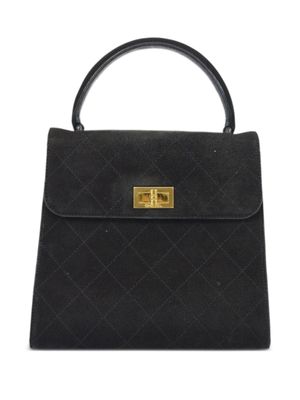 CHANEL Pre-Owned sac à main matelassé Mademoiselle (1998) - Noir