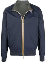 K-Way veste réversible à détails rayés - Bleu K-Way veste réversible à détails rayés - Bleu