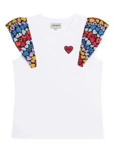 SONIA RYKIEL ENFANT t-shirt colour block en coton - Blanc