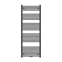 Adema Basic radiator 60x160cm recht middenaansluiting mat zwart - thumbnail