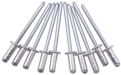 Dresselhaus Blind rivets 4.0 x 10.0mm aluminum/steel, flat head