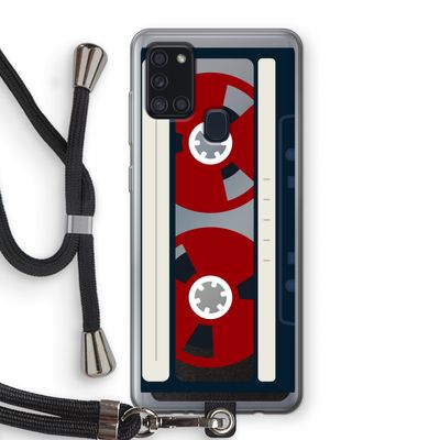 Here's your tape: Samsung Galaxy A21s Transparant Hoesje met koord