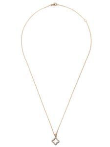 David Yurman collier Cable Collectibles Quatrefoil en or 18ct serti de diamants