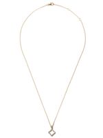 David Yurman collier Cable Collectibles Quatrefoil en or 18ct serti de diamants - thumbnail