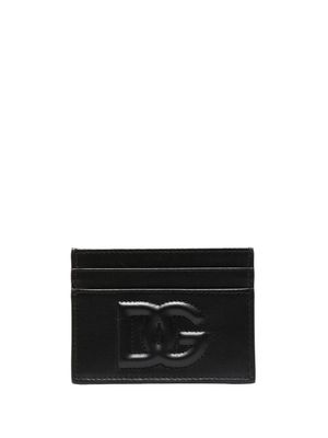 Dolce & Gabbana porte-cartes à logo embossé - Noir