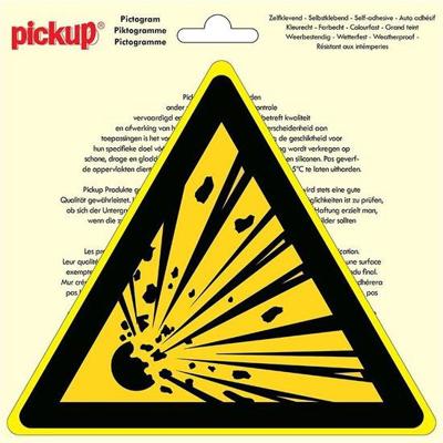Pictogram driehoek 20 cm - Pickup