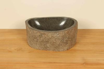 Rivierstenen waskom RS020314, 38x29x15 cm