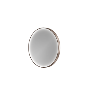 Balmani Secret rond badkamerspiegel Brushed RoseGold Ø 60 cm met spiegelverlichting en anti-damp