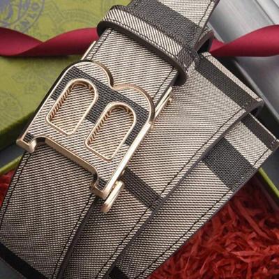 Bon&Bon Herenriem - Gevlochten Riem met Gouden Automatische Gesp