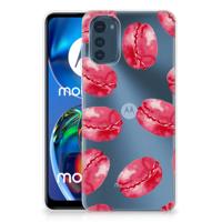 Motorola Moto E32/E32s | Siliconen Case | Pink Macarons