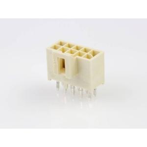 Molex 1053102210 Female header, inbouw (standaard) Totaal aantal polen: 10 Rastermaat: 2.50 mm Inhoud: 1 stuk(s) Tray