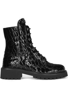 Giuseppe Zanotti bottines Thora à lacets - Noir