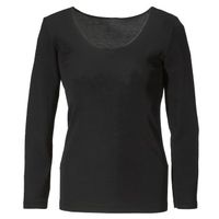 Damella Wool And Silk Long Sleeve Top - thumbnail