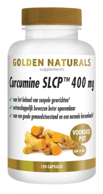 Golden Naturals Curcumine SLCP 400mg Capsules