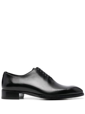 TOM FORD chaussures lacées à bout en amande - Noir