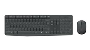 Logitech MK235 toetsenbord RF Draadloos QWERTY US International Grijs