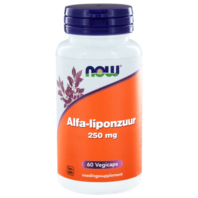NOW Alfa-liponzuur 250mg Vegicaps NOW Alfa-liponzuur 250mg Vegicaps