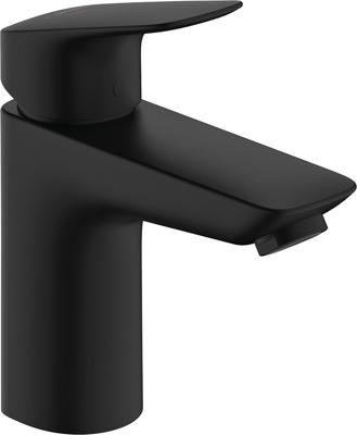 Hansgrohe Logis ééngreeps wastafelmengkraan 100 CoolStart zonder afvoer, mat zwart