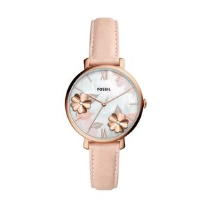 Horlogeband Fossil ES4671 Leder Beige 14mm