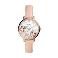 Horlogeband Fossil ES4671 Leder Beige 14mm