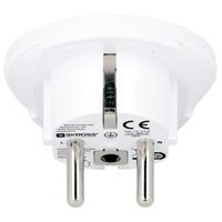 Skross 1500211-E netstekker adapter Type F Universeel Wit - thumbnail