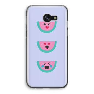 Smiley watermeloen: Samsung Galaxy A5 (2017) Transparant Hoesje