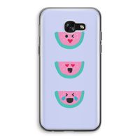 Smiley watermeloen: Samsung Galaxy A5 (2017) Transparant Hoesje