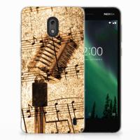 Nokia 2 | Siliconen hoesje | met foto Bladmuziek
