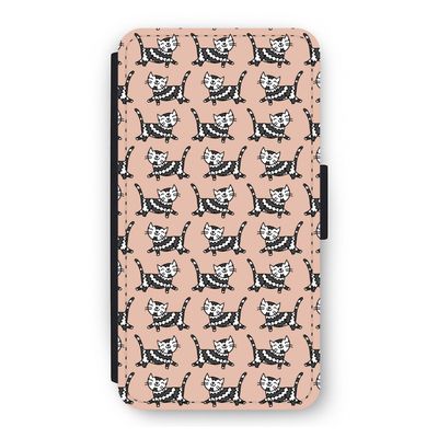 Zwarte poes: iPhone 11 Pro Flip Hoesje