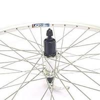 Roland achterwiel 28 uitval cass 8/9v zac19 zilver rvs spk