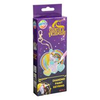 Creative Craft Group Unicorn academy diamond painting sleutelhanger - 20,5x7,5 cm