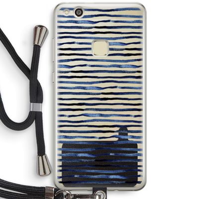 Verrassende lijnen: Huawei Ascend P10 Lite Transparant Hoesje met koord