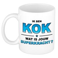 Ik ben kok wat is jouw superkracht kado mok / beker / verjaardag - thumbnail