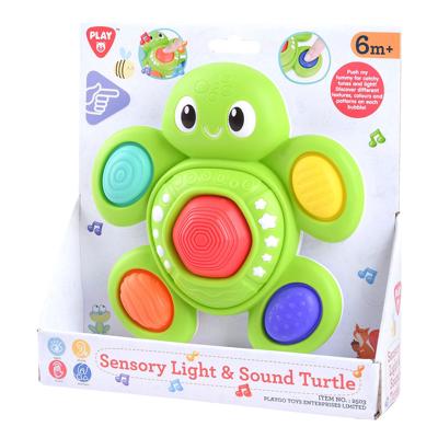 Play baby sensorische schildpad met licht en geluid