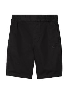 Burberry Kids short de bain brodé - Noir