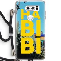 Habibi Majorelle : LG V30 Transparant Hoesje met koord
