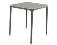 Tafel Porto kunststof 65x65cm antraciet Tafel Porto kunststof 65x65cm antraciet