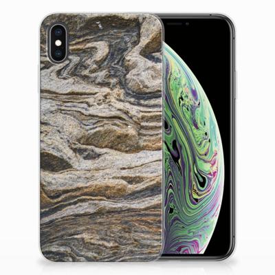Apple iPhone Xs Max | TPU | Siliconen hoesje | Steen